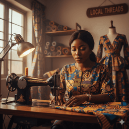 Professional working on laptop